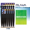 image:imageSensationnel Ruwa Prestretched Braiding Hair3X 48 Inch3 pack 1 JETBLACKSMGREENNLIME
