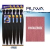 image:imageSensationnel Ruwa Prestretched Braiding Hair3X 48 Inch3 pack 1 JETBLACKVINTAGEROSE