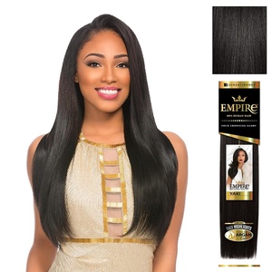 image:imageSensationnel Empire Yaki Human Hair1 Pack 18 inch 613 BLONDE1B OFFBLACK