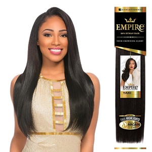 image:imageSensationnel Empire Yaki Human Hair1 Pack 18 inch 613 BLONDE4 MEDBROWN