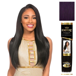 image:imageSensationnel Empire Yaki Human Hair1 Pack 18 inch 613 BLONDEDARKPURPLE
