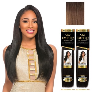image:imageSensationnel Empire Yaki Human Hair2 Pack 18 inch 1B OFFBLACKBLBLONDE