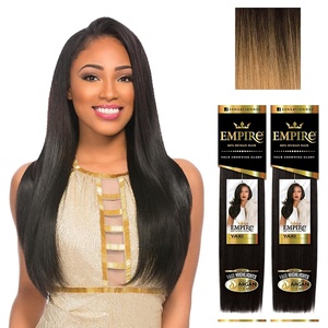 image:imageSensationnel Empire Yaki Human Hair2 Pack 18 inch 1B OFFBLACKT1B27