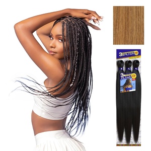 image:imageSensationnel Ruwa Prestretched Braiding Hair3X 48 Inch3 pack 1 JETBLACK27 HONEYBLONDE