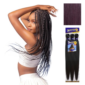 image:imageSensationnel Ruwa Prestretched Braiding Hair3X 48 Inch3 pack 1 JETBLACK99J
