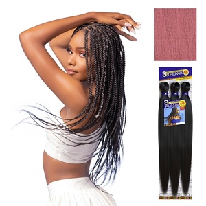 image:imageSensationnel Ruwa Prestretched Braiding Hair3X 48 Inch3 pack 1 JETBLACKVINTAGEROSE