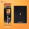 image:imageSensationnel XPression Prestretched Braids3X 58in1pk 1B OFFBLACK1 JETBLACK