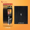 image:imageSensationnel XPression Prestretched Braids3X 58in1pk 1B OFFBLACK1 JETBLACK