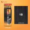image:imageSensationnel XPression Prestretched Braids3X 58in1pk 1B OFFBLACK1B OFFBLACK