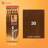 image:imageSensationnel XPression Prestretched Braids3X 58in1pk 1B OFFBLACK30 LIGHTAUBURN