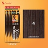 image:imageSensationnel XPression Prestretched Braids3X 58in1pk 1B OFFBLACK4 MEDBROWN