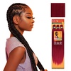 image:imageSensationnel XPression Prestretched Braids3X 58in1pk 1B OFFBLACKBG BURGANDY