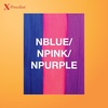 image:imageSensationnel XPression Prestretched Braids3X 58in1pk 1B OFFBLACKNBLUENPINKNPURPLE