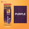 image:imageSensationnel XPression Prestretched Braids3X 58in1pk 1B OFFBLACKPURPLE