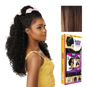 image:imageSensationnel Butta Lace Prestyled WigUnit 7 1 JETBLACKBALAYAGESUNKISSED