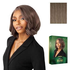 image:imageSensationnel Chicbob Lace FrontwigBob Unit 10 1 JETBLACKMUSHROOMASHBLONDE