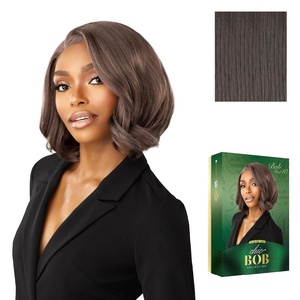image:imageSensationnel Chicbob Lace FrontwigBob Unit 10 1 JETBLACKSMOKYRICHBROWN