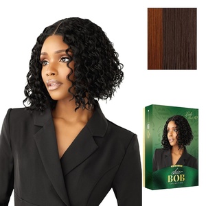 image:imageSensationnel Chicbob Lace FrontwigLob Unit 10 1 JETBLACKHALOBLOCKCINNAMON