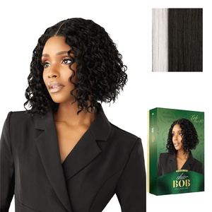 image:imageSensationnel Chicbob Lace FrontwigLob Unit 10 1 JETBLACKHALOBLOCKPLATINUM