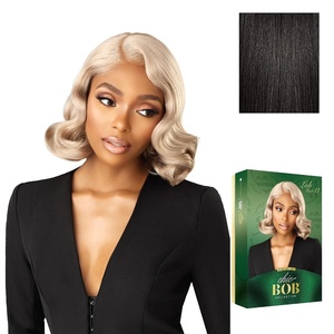 image:imageSensationnel Chicbob Lace FrontwigLob Unit 11 1 JETBLACK1B OFFBLACK