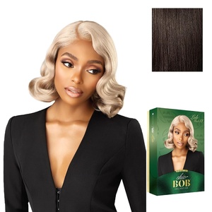 image:imageSensationnel Chicbob Lace FrontwigLob Unit 11 1 JETBLACK2 DARKBROWN
