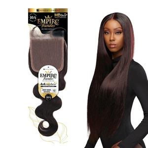 image:imageSensationnel Empire Bundle 4x4 ClosureBody Wave10 inch NATURALNATURAL