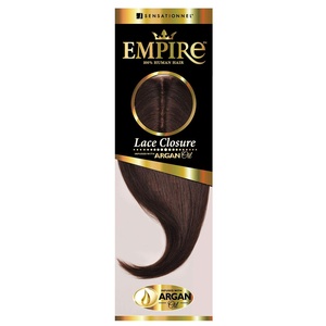 image:imageSensationnel Empire Humanhair Lace ClosureYaki 12 Inch1 JETBLACK99J