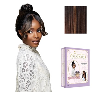 image:imageSensationnel Glamora Lace Front WigClassy Unit 3 1 JETBLACKBALAYAGECHOCOLATE
