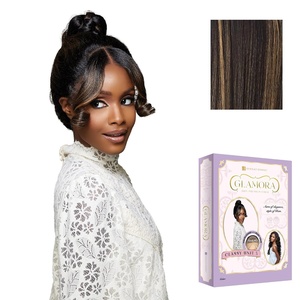image:imageSensationnel Glamora Lace Front WigClassy Unit 3 1 JETBLACKBALAYAGEGOLD