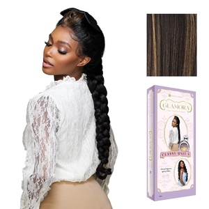 image:imageSensationnel Glamora Lace Front WigClassy Unit 4 1 JETBLACKBALAYAGEGOLD