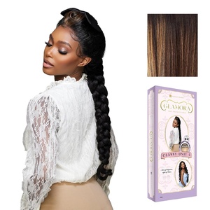 image:imageSensationnel Glamora Lace Front WigClassy Unit 4 1 JETBLACKBALAYAGESUNKISSED