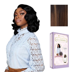 image:imageSensationnel Glamora Lace Front WigGlam Unit 3 1 JETBLACKBALAYAGEHAZELNUT