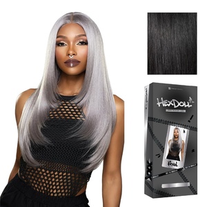 image:imageSensationnel Hexdoll 13x4 LaceWigAxel 1 JETBLACK1 JETBLACK