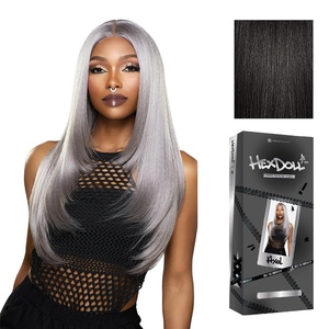 image:imageSensationnel Hexdoll 13x4 LaceWigAxel 1 JETBLACK1B OFFBLACK