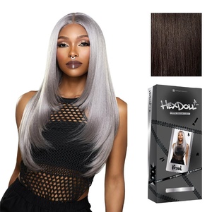 image:imageSensationnel Hexdoll 13x4 LaceWigAxel 1 JETBLACK2 DARKBROWN