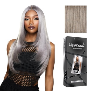 image:imageSensationnel Hexdoll 13x4 LaceWigAxel 1 JETBLACKOXIDIZEDSILVER