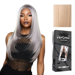 image:imageSensationnel Hexdoll 13x4 LaceWigAxel 1 JETBLACKPEARLBLONDE