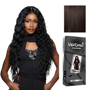 image:imageSensationnel Hexdoll 13x4 LaceWigMorticia 1 JETBLACK2 DARKBROWN