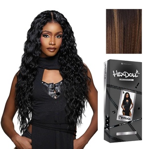image:imageSensationnel Hexdoll 13x4 LaceWigMorticia 1 JETBLACKBALAYAGEHAZELNUT