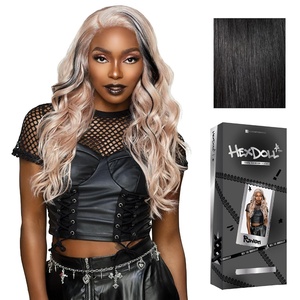 image:imageSensationnel Hexdoll 13x4 LaceWigRaven 1 JETBLACK1 JETBLACK
