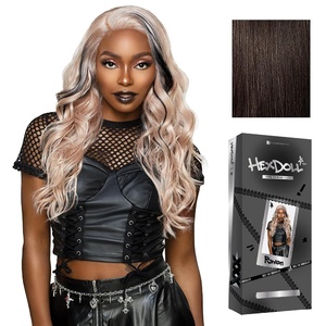 image:imageSensationnel Hexdoll 13x4 LaceWigRaven 1 JETBLACK2 DARKBROWN