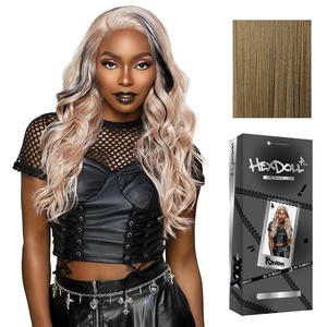 image:imageSensationnel Hexdoll 13x4 LaceWigRaven 1 JETBLACKLIGHTASHBROWN