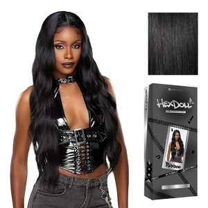 image:imageSensationnel Hexdoll 13x4 LaceWigRoxane 1 JETBLACK1 JETBLACK
