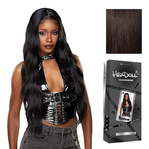 image:imageSensationnel Hexdoll 13x4 LaceWigRoxane 1 JETBLACK2 DARKBROWN