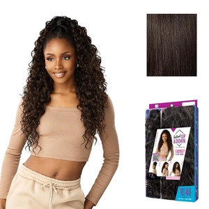 image:imageSensationnel Instant Updown Halfwig PonyIud 24 1 JETBLACK2 DARKBROWN