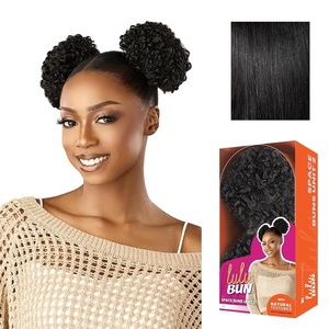 image:imageSensationnel Lulu Bun HairextensionsSpace Buns Unit 21 JETBLACK1 JETBLACK