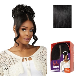 image:imageSensationnel Lulu Bun Updo HairextensionsUnit 31 JETBLACK1 JETBLACK