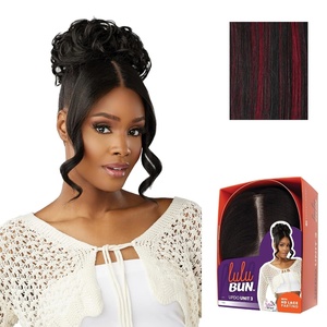 image:imageSensationnel Lulu Bun Updo HairextensionsUnit 31 JETBLACKF1BBG
