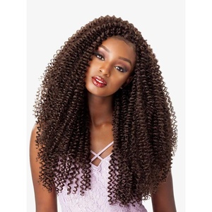 image:imageSensationnel Lulutress Crochet Braiding HairWater Wave 18 Inch1 JETBLACKT1BBG