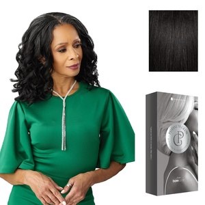 image:imageSensationnel Platinum Glow 13x6 WigCoraline 1 JETBLACK1B OFFBLACK
